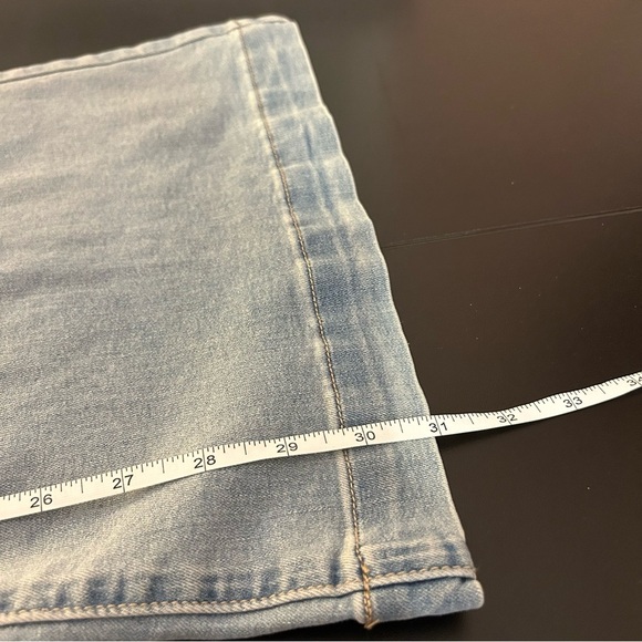 Free People Flare Jeans We The Free Pull On Sz 24 Retro Boho - Picture 7 of 8